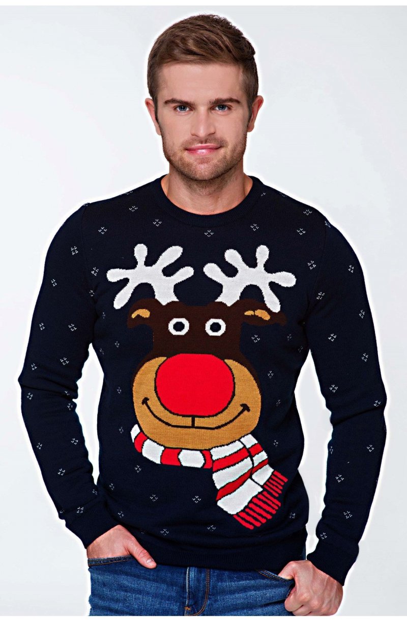 Новорічний чоловічий светр - як створити образ з новорічним светром?